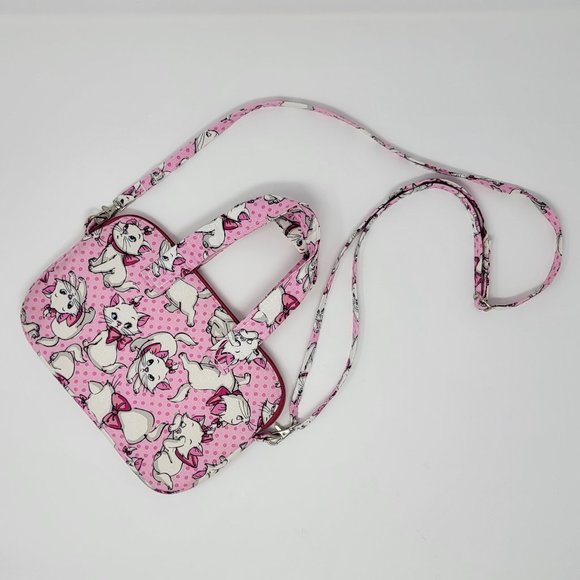 Handmade Custom Grab and Go Bag with Disney Marie Aristocats Fabric - Picture 2 of 12